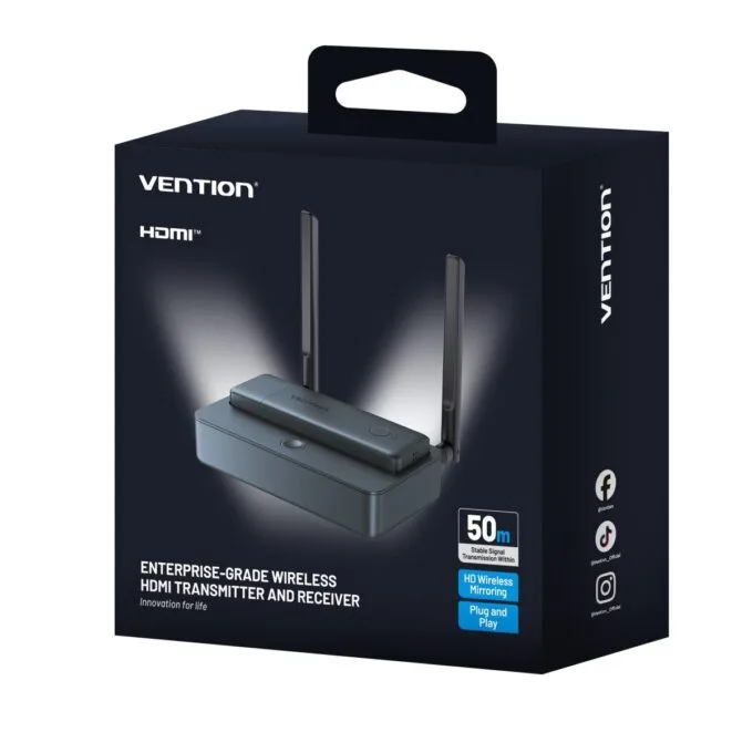 Vention ADTH0 Enterprise-Grade Wireless 5.8GHz HDMI to HDMI+VGA+USB-C (Supports up to 8 Transmitters) — image 10