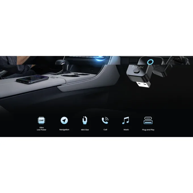 MINIX CAR Wired to Wireless CarPlay & Android Auto USB Dongle CA525 — image 4