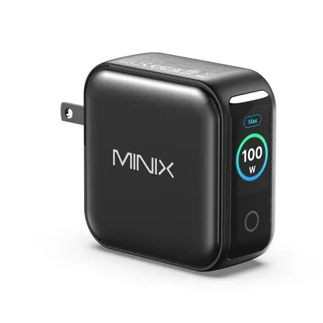 MINIX GaN Wall Charger 100W 2x USB-C/1xUSB-A with LED NEO P3 PRO — image 4