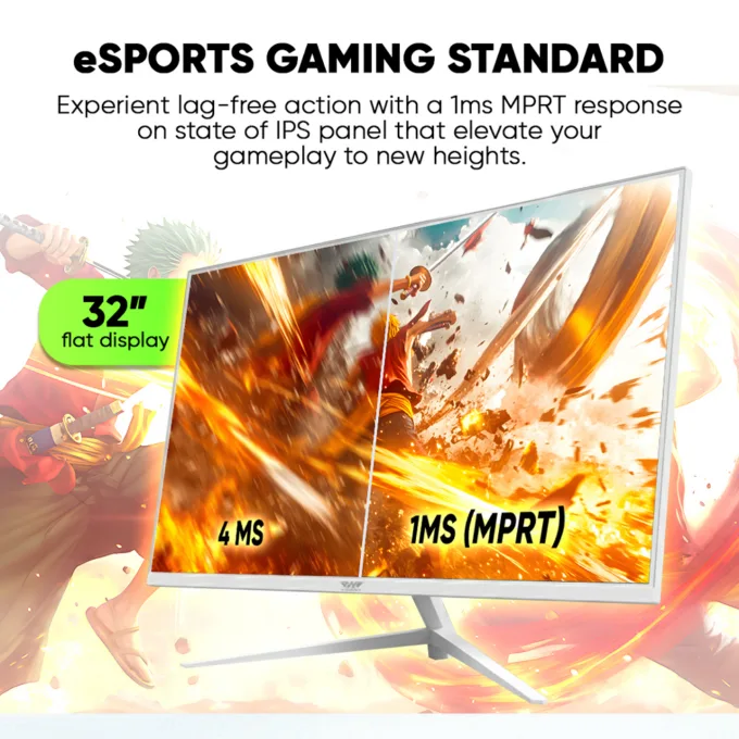 Armaggeddon Gaming Monitor 32'' Slim Frame 2K IPS 180Hz 1ms PXP32Pro Black — image 4