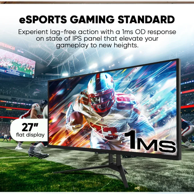 Armaggeddon Gaming Monitor 27'' Slim Frame FHD IPS 165Hz 1ms PXP27G Black — image 4