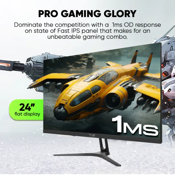 Armaggeddon Gaming Monitor 24'' Slim Frame FHD IPS 165Hz 1ms PXP24G Black — image 4