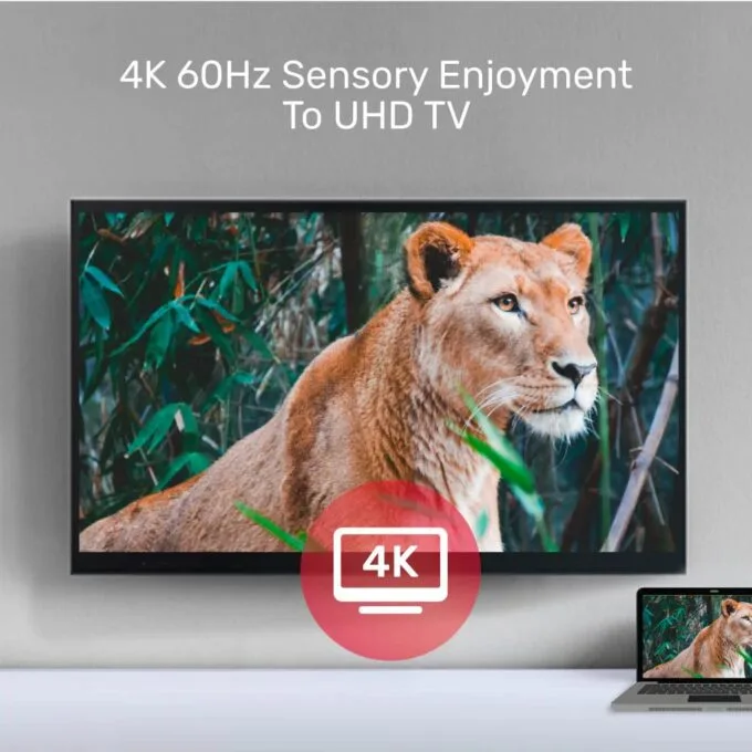 Unitek Converter USB-C to HDMI 4K60Hz + VGA with MST V1126A — image 4