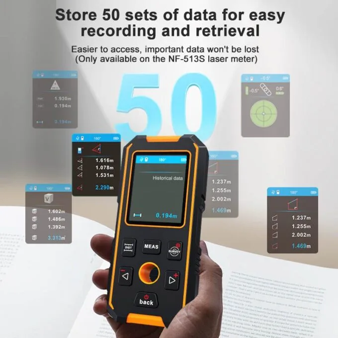 Noyafa Multifunctional Wall Detector / Stud Finder  detect metal, wood, and live wires NF-513S — image 5