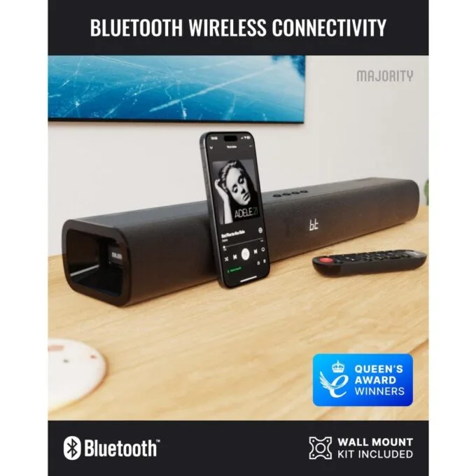 Majority Soundbar NAGA 60 Plus Free 2.1 300W Wireless Subwoofer — image 3