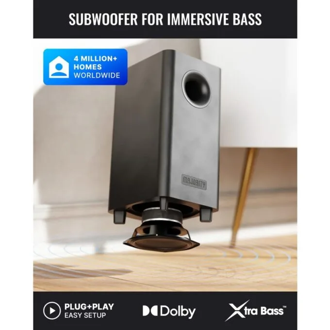 Majority Soundbar BOWFELL AXIS DOLBY 2.1 140W Wired Subwoofer — image 4