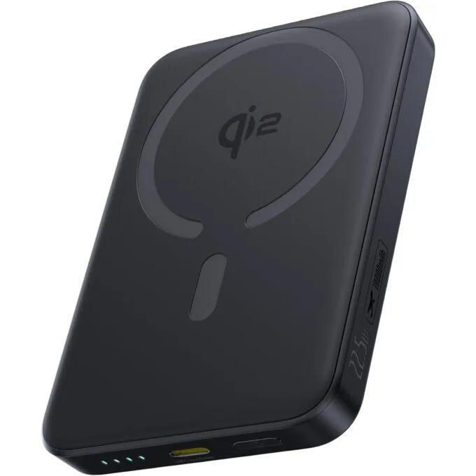 Baseus Powerbank Wireless 22.5W 10000mAh Qi2 EnerFill FM12 Black — image 1