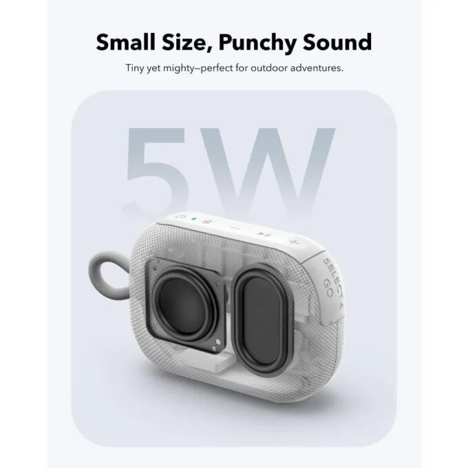 Anker Soundcore Speaker Select 4 Go Ultra Portable Bluetooth Speaker White — image 5