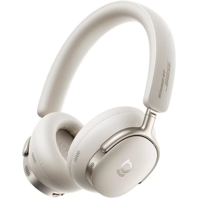 Baseus Headphones Over Ear, ANC, Dolby Audio, Hi-Res Audio, 100H Playtime, Inspire XH1 By BOSE  White — image 1
