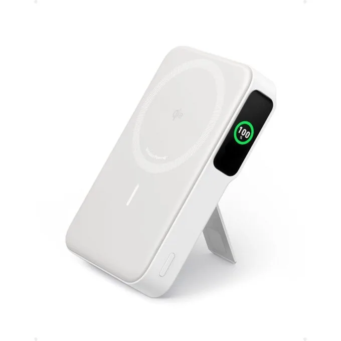 Anker Mobile Powerbank Wireless 10000 15W Smart Display Qi2 MagGo Black — image 1