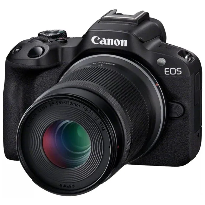 Canon EOS R50 + RF-S 18-45mm IS STM + RF-S 55-210mm IS STM Black — image 2