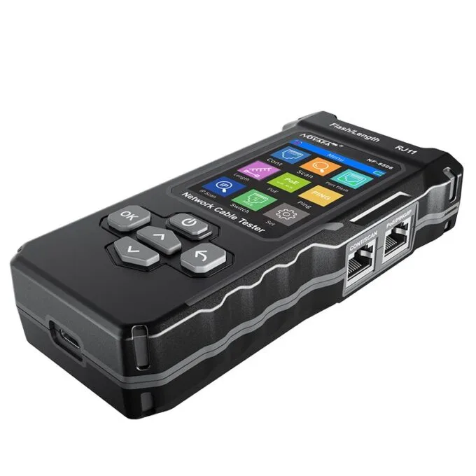 Noyafa Multi-Function Cable Tester with PoE Detection, Cable Length Measurement, Port Flashing, PING Testing & NCV Function NF-8506 — image 5