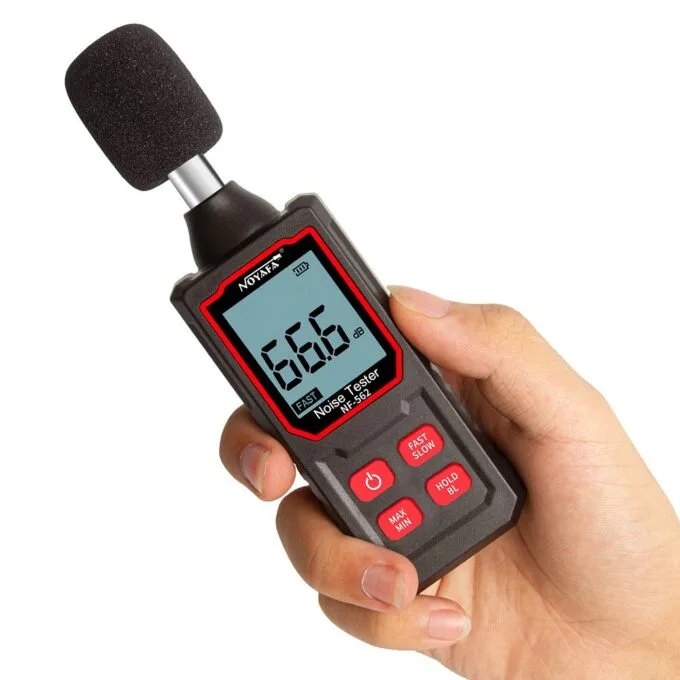 Noyafa Sound Level Meter with Accurate A-Weighted Measurement  & LCD Display NF-562 — image 5