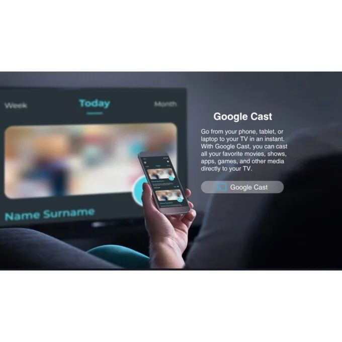 Dahua LTV32-SG100 32'' HD Google TV with HDR10, Dolby Digital Plus & Voice Control Remote — image 7