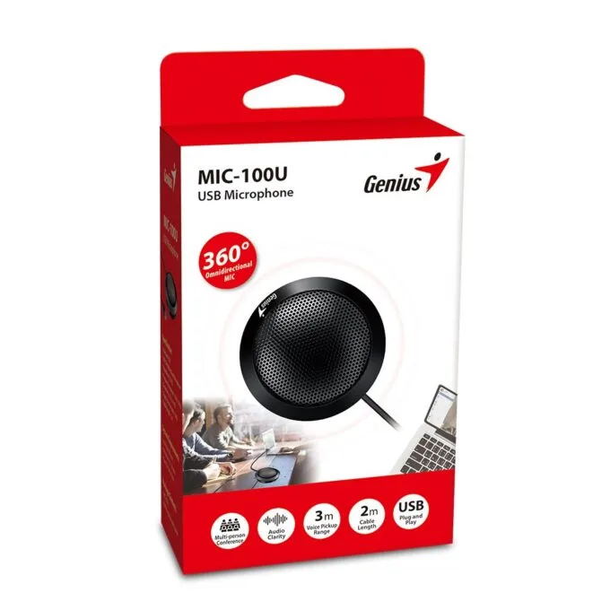 Genius PC Microphone Conference 360degrees USB 2.0m MIC-100U — image 5
