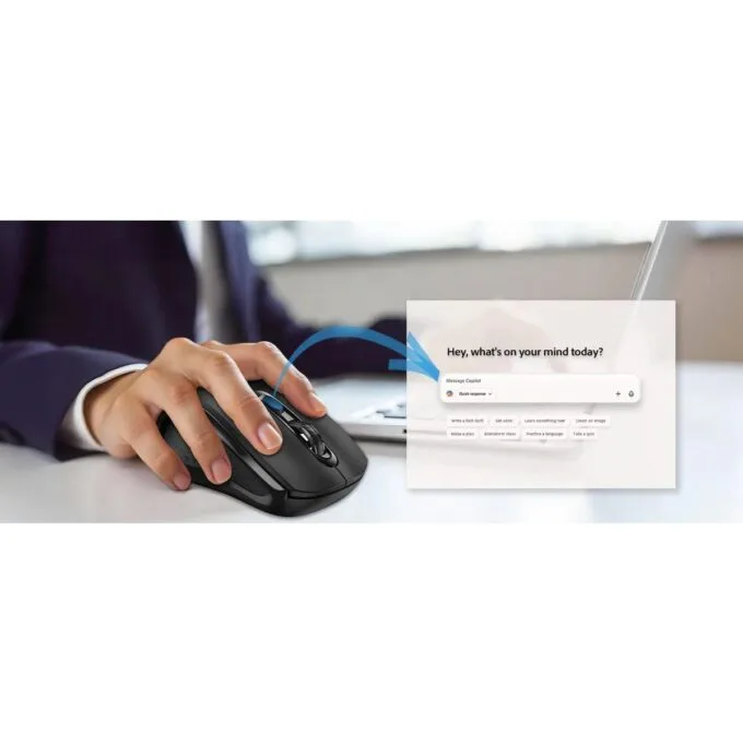 Genius Mouse Wireless Silent Ergonomic AI NX-8025 Black — image 4