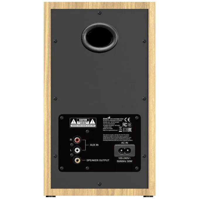 Genius PC Speakers 2.0 50W Aux & BT SP-HF1812BT Pine Wood — image 5