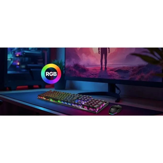 Genius Gaming Keyboard Mechanical Full Size Backlit Brown Switches K12 — image 5