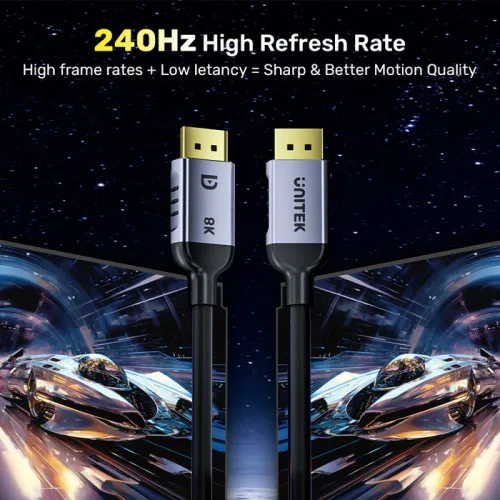 Unitek DisplayPort 1.4 Cable 8K 60Hz 2.0m C1628BK-2M — image 5