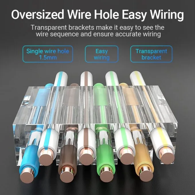 Vention NETWORK Connectors CAT6A UTP Modular Plug IDGR0-10 (10 Pack) — image 4