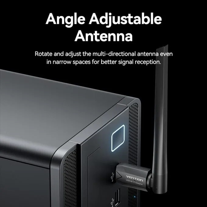 Vention NETWORK USB WiFi & Bluetooth Antenna AC650 Dual Band KDUB0 — image 5