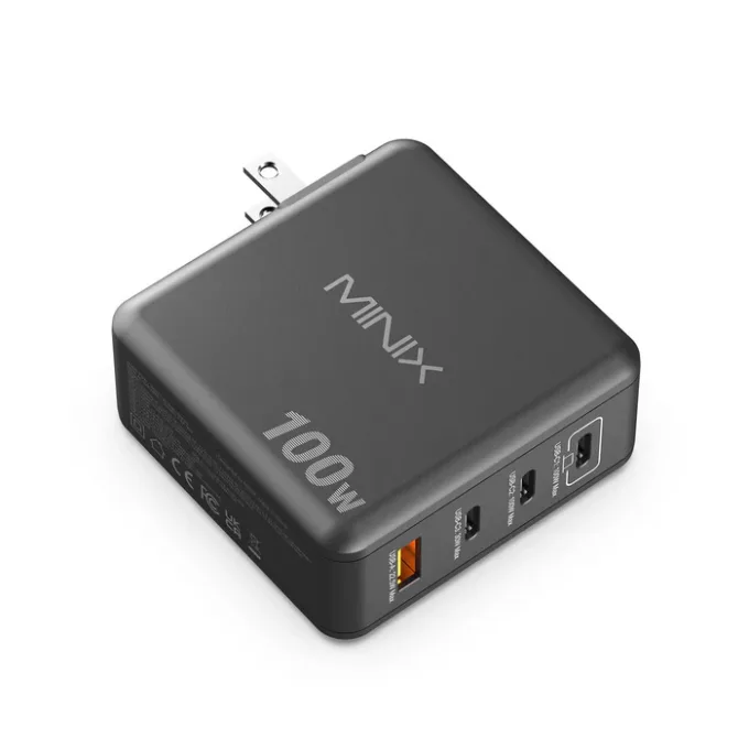 MINIX GaN Wall Charger 100W 3xUSB-C/1xUSB-A NEO P100 — image 5
