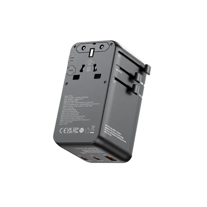 MINIX Gan Wall Charger Travel 100W with Retractable USB-C cable TP100C — image 5