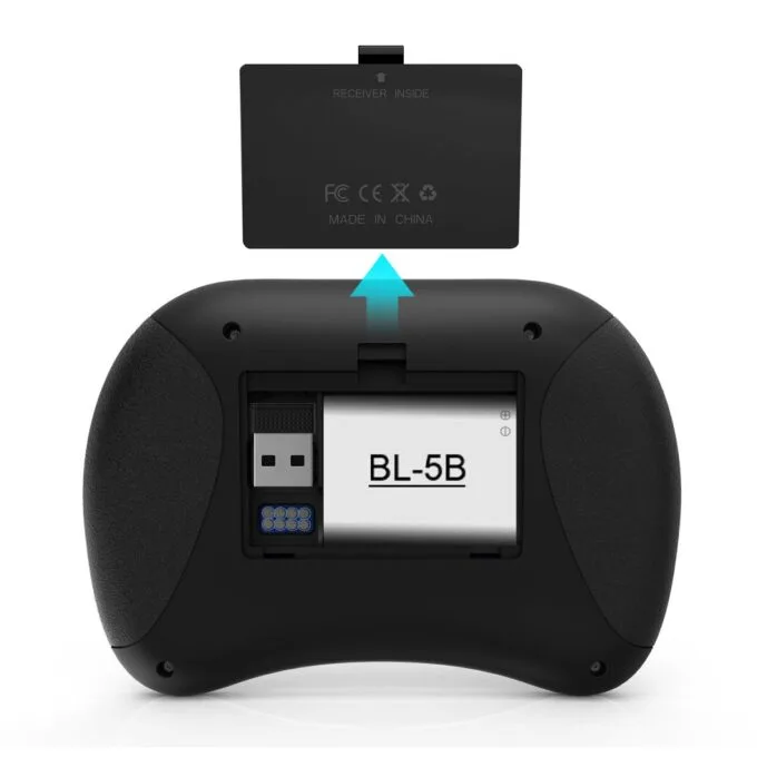 Rii Mini Keyboard Wireless 2.4GHz with Touchpad, Scrollwheel & Media Keys RGB X8 — image 6