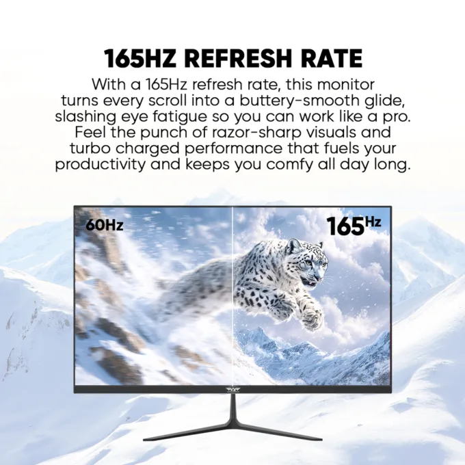 Armaggeddon Gaming Monitor 24'' Slim Frame FHD IPS 165Hz 1ms PXP24G Black — image 5
