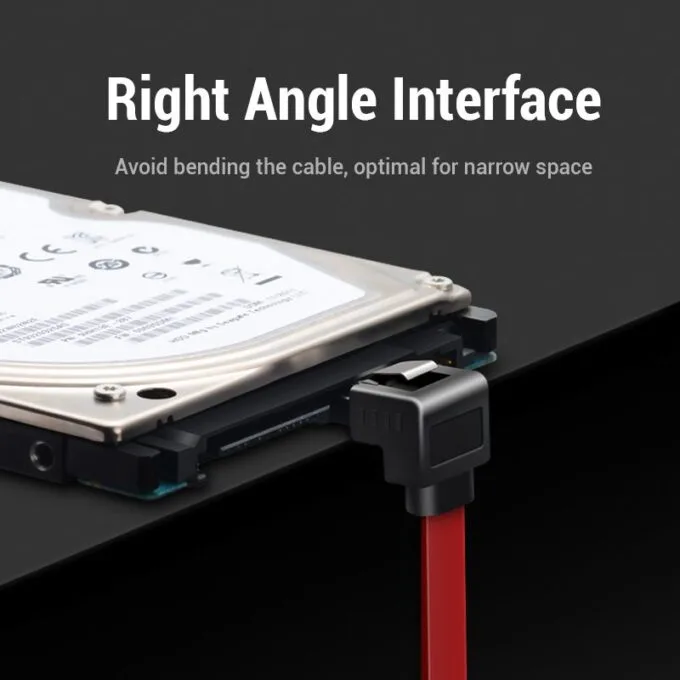 Vention IT Cable SATA 3.0 Cable 0.5M Red KDDRD — image 3