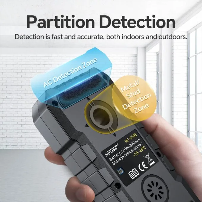 Noyafa Wall Detector-High Sensitivity, Safety Drilling, Support Various Material Detection NF-5105 — image 5