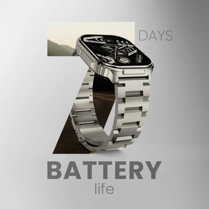 HiFuture Luxury Sport SmartWatch ULTRA 3 Pro Stainless Steel AMOLED Black — image 6