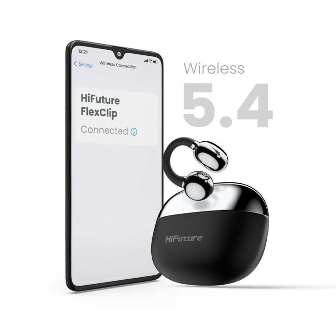 HiFuture Headphones Open Ear FlexClip Black — image 2