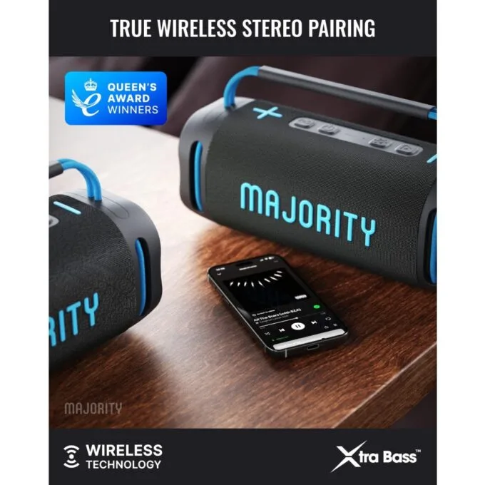 Majority Portable Speakers Move 4 IPX67 70W USB/AUX/SD/RGB UK — image 5