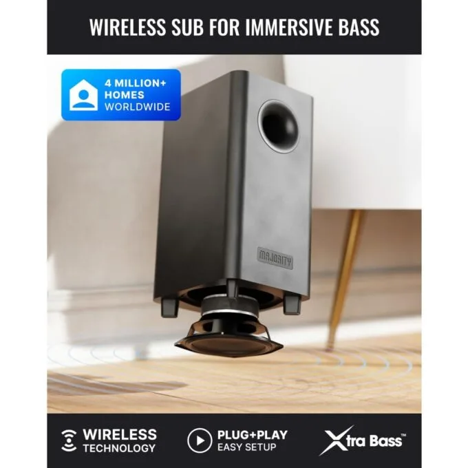 Majority Soundbar BOWFELL AXIS ATMOS 2.1 200W Wireless Subwoofer — image 5