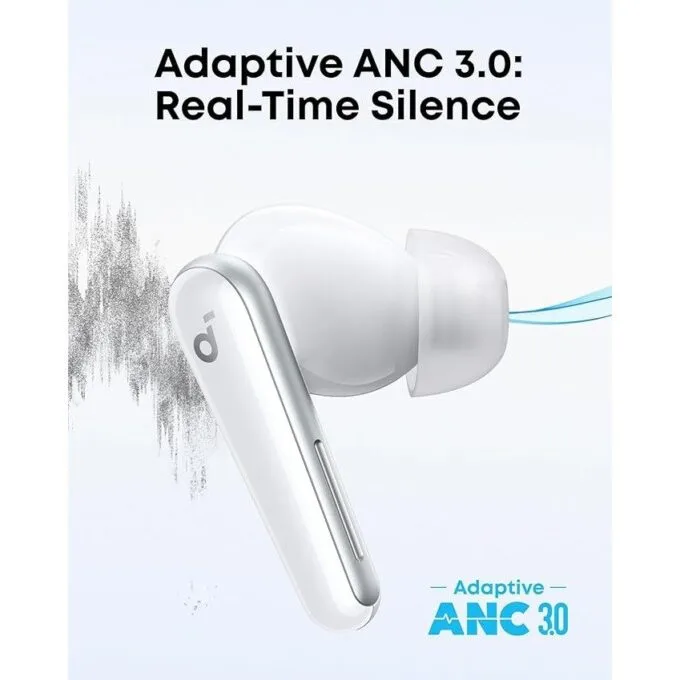 Anker Soundcore Liberty 5 Earphones ANC LDAC with Dolby Audio (White) — image 6