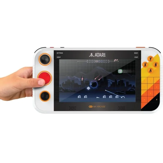 My Arcade GAMESTATION GO ATARI, Wifi, Rechargeable Battery, Over 200+ Preloaded Retro Video Games — image 1