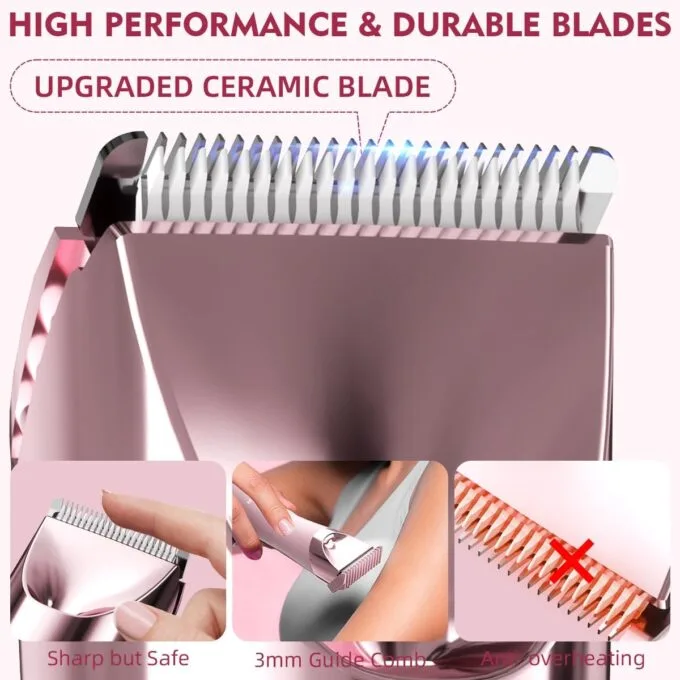 Enchen Body Hair Trimmer A4 USB-C 400mAh Pink — image 9