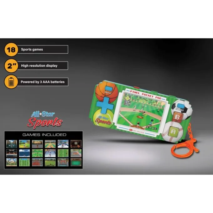 My Arcade PIXEL POCKET PRO ALL-STAR SPORTS(18 GAMES IN 1) — image 2