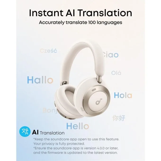 Anker Soundcore Headphones HiRes Space One Pro White — image 7
