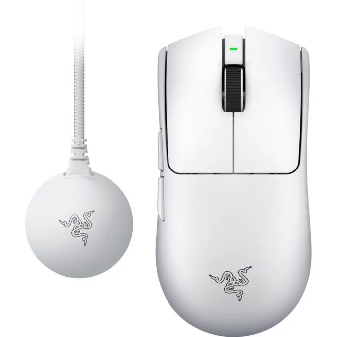Razer VIPER V4 PRO White – Wireless Gaming Mouse – 50g – 8K Polling Rate – 50K DPI – 180h Battery — image 1