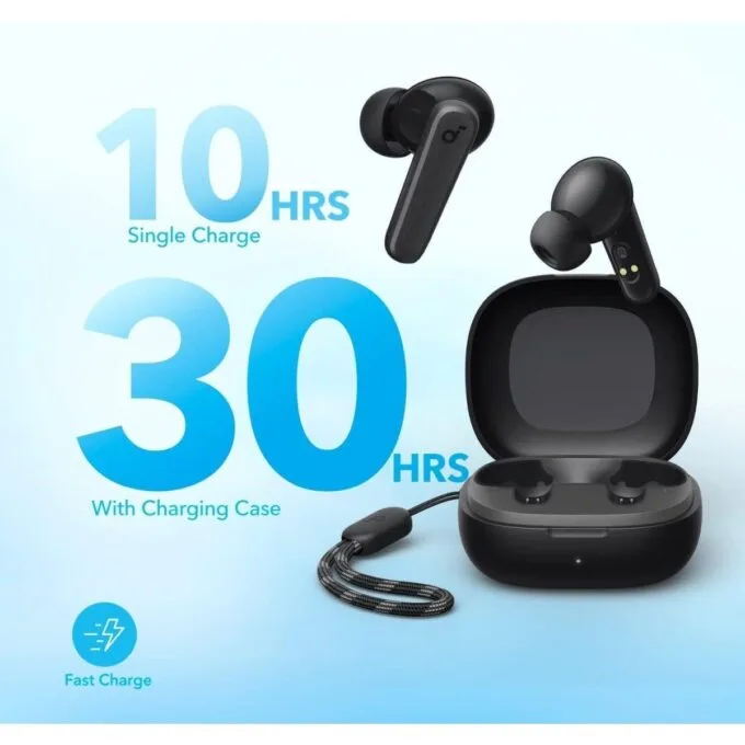 Anker Soundcore TWS Earphones P20i Black/Grey — image 3