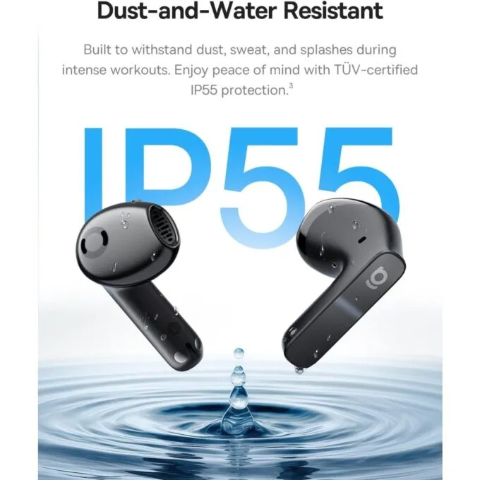 Baseus Headphones In Ear TWS Semi-in-Ear, ANC, LDAC ,Bass BS1 White — image 4