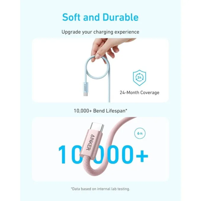 Anker Mobile Cable USB-C to USB-C 240W 1.0m Black — image 4