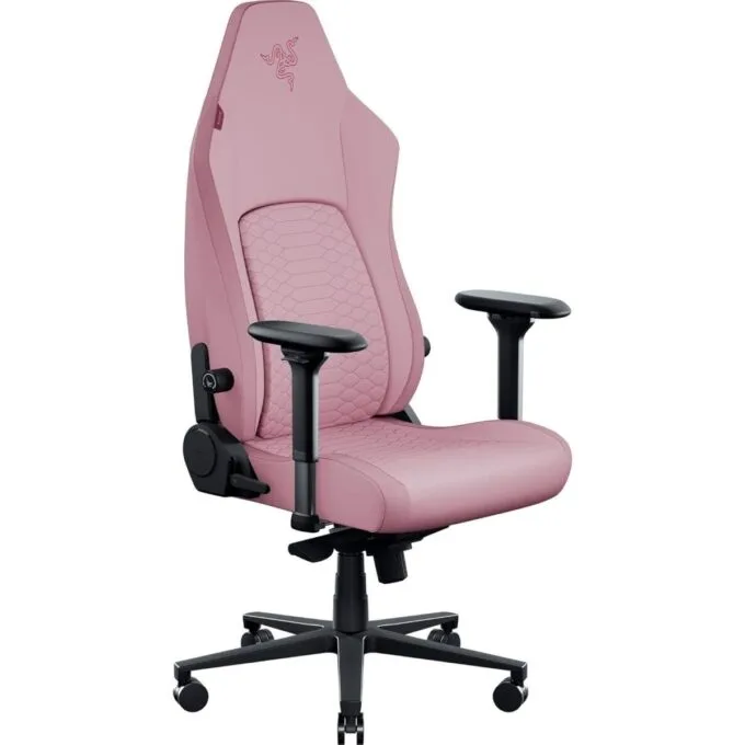 Razer Iskur V2 NewGen Quartz - Lumbar Support - Leather with CoolTouch - Steel Frame - 136 kg — image 1