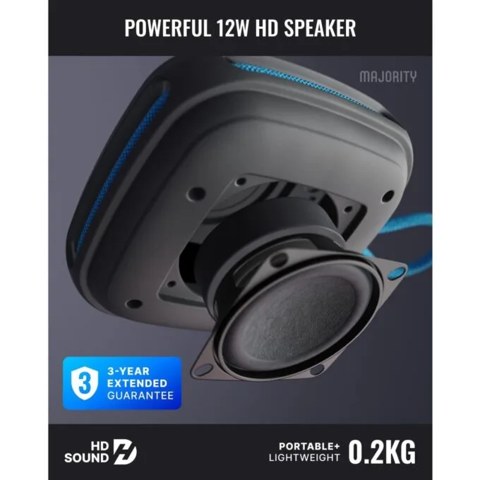 Majority Portable Speakers Move 1 IPX65 12W Rugged USB/AUX/SD UK — image 4