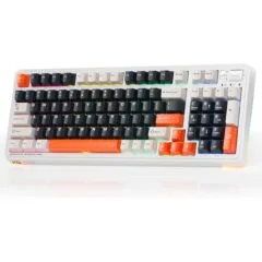 Machenike Wireless Gaming Keyboard,Type-C / 2.4 G / Bluetooth, Blue Switches, 8000 mAh battery, KG98