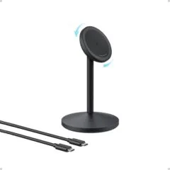 Anker Mobile Charger Wireless MagGo Stand Black