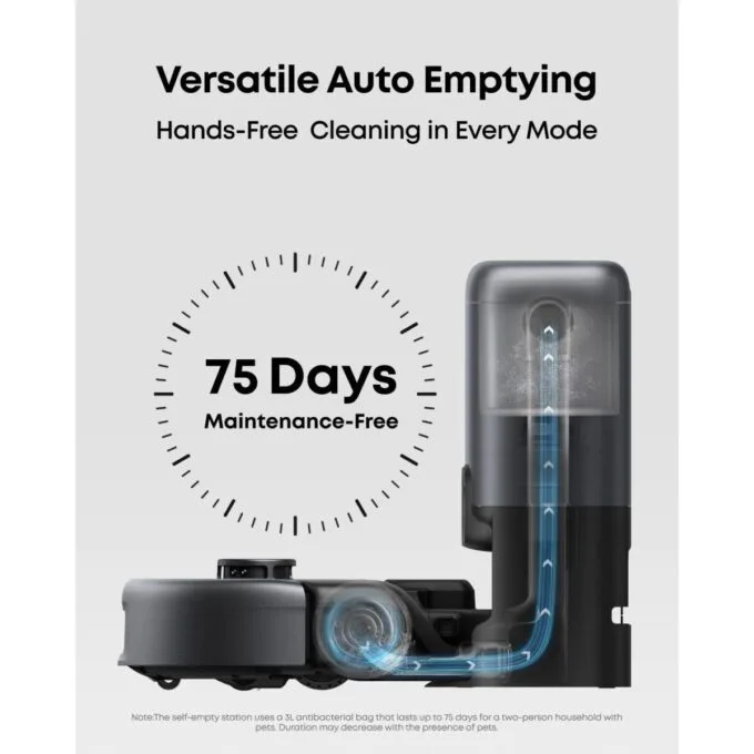 Anker Eufy RoboVac E20 3-in-1 Robot Vacuum Cleaner With Self Emptying Station + Stick + Handheld — image 5