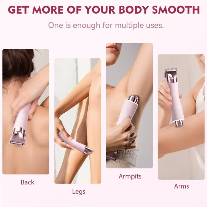 Enchen Body Hair Trimmer A4 USB-C 400mAh Pink — image 4